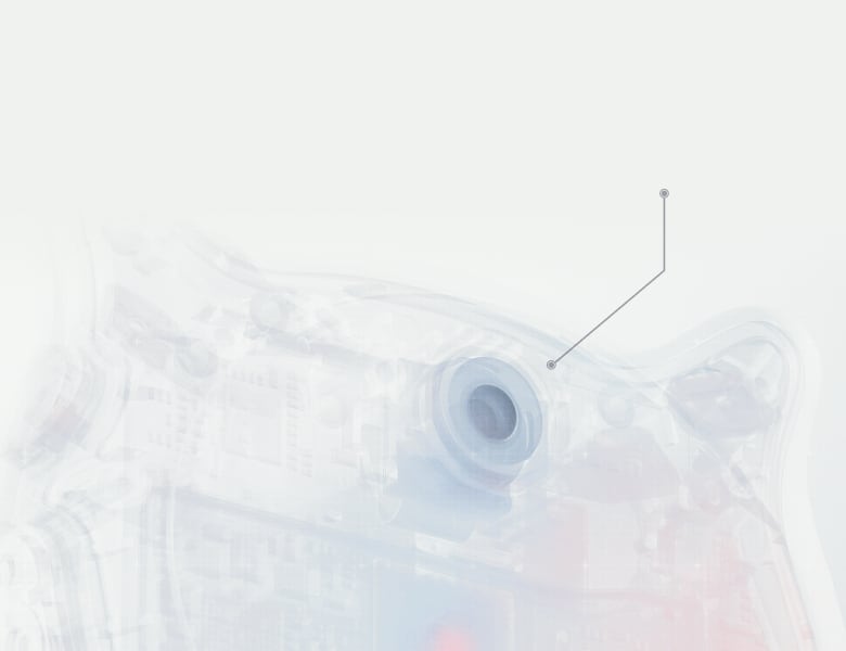 X-ray style rendering of multimodal AI wearable device mobile